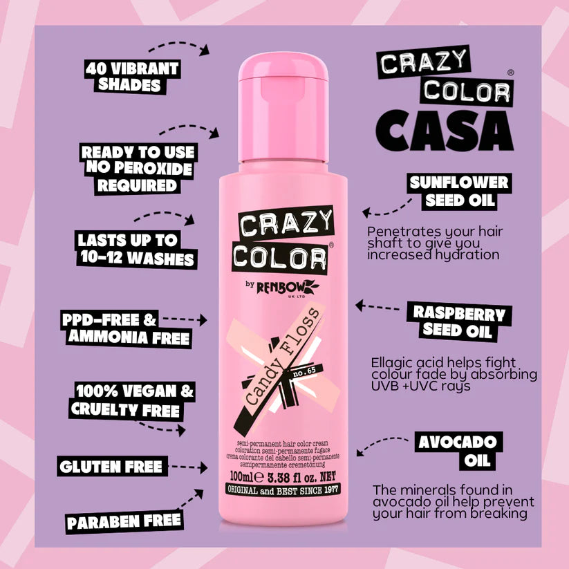 Crazy Color Candy Floss