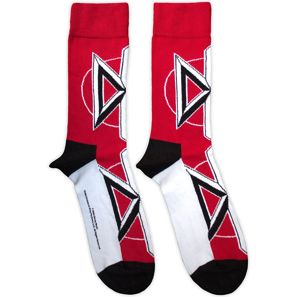 Dead Kennedys Unisex Ankle Socks: Logo (Red) (UK Size 7 - 11)