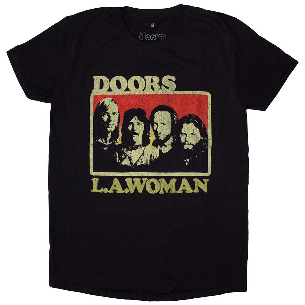 The Doors Unisex T-Shirt: LA Woman (Black)