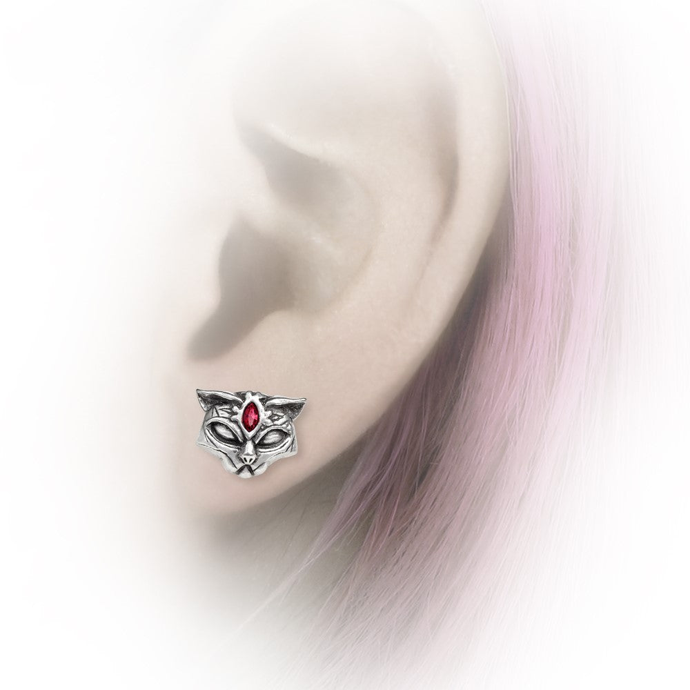 Sacred Cat Ear Studs (✦ Alchemy England)