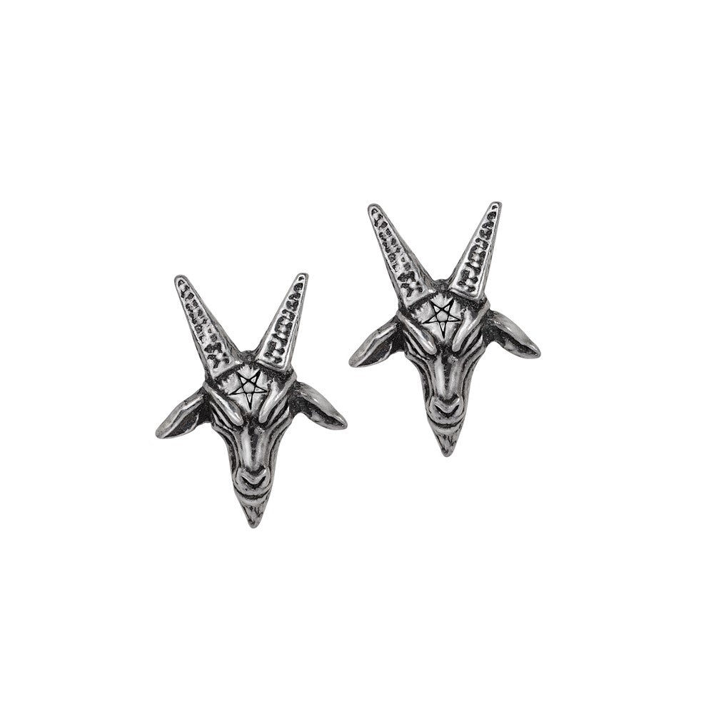 Baphomet Ear Studs (✦ Alchemy England)