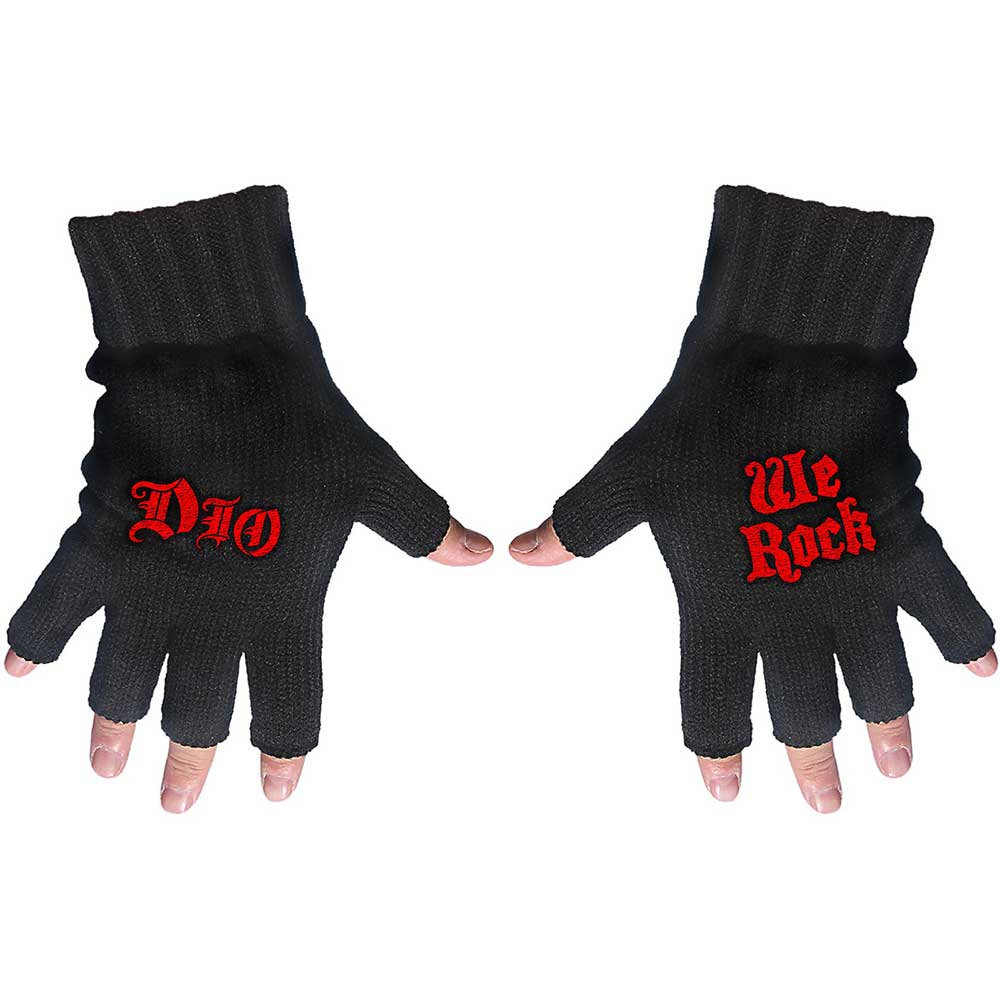 slipknot handschuhe Dio Fingerless Gloves: We Rock – RATTLESNAKE