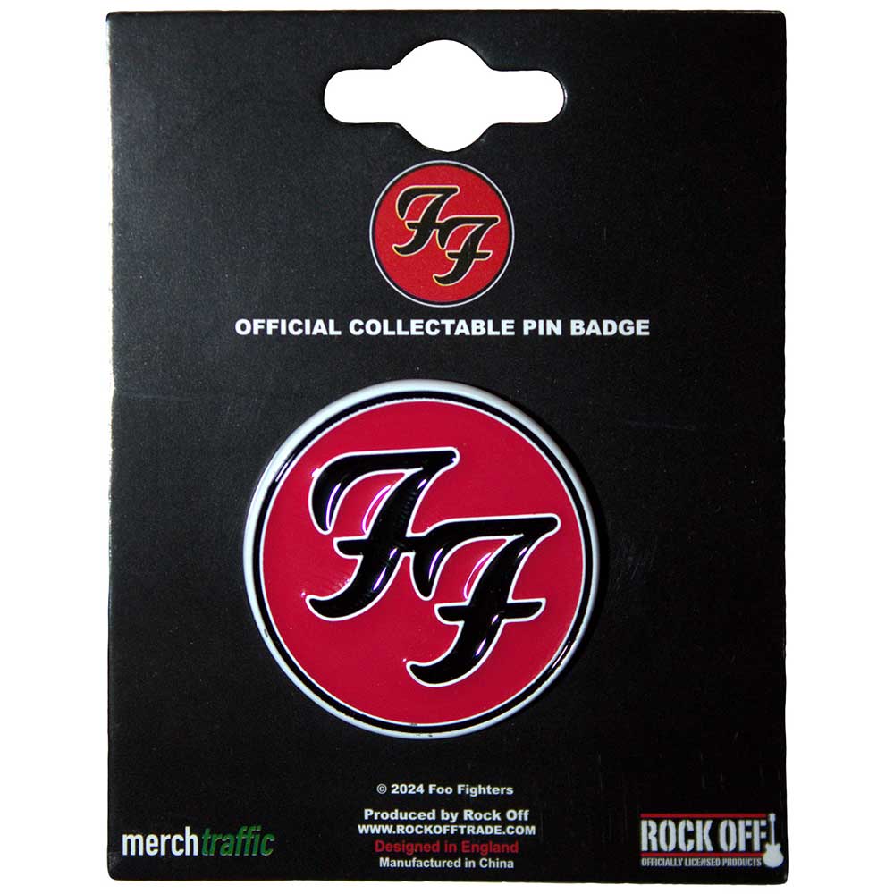 Foo Fighters Pin Badge: FF Logo