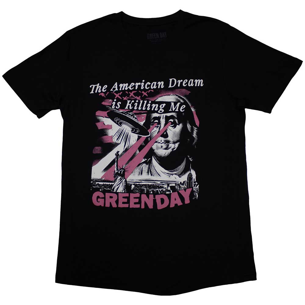 Green Day Unisex T-Shirt: American Dream (Black)