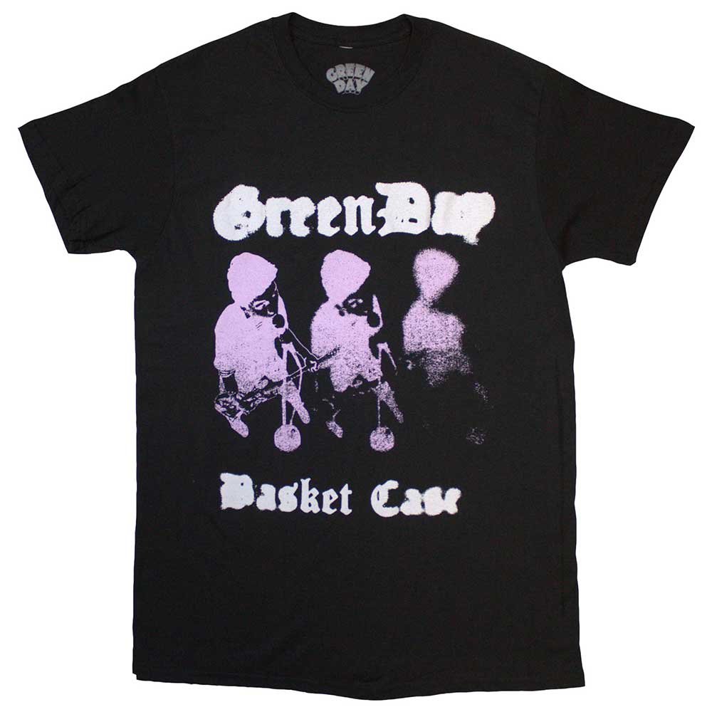 Green Day Unisex T-Shirt: Basket Case (Black)