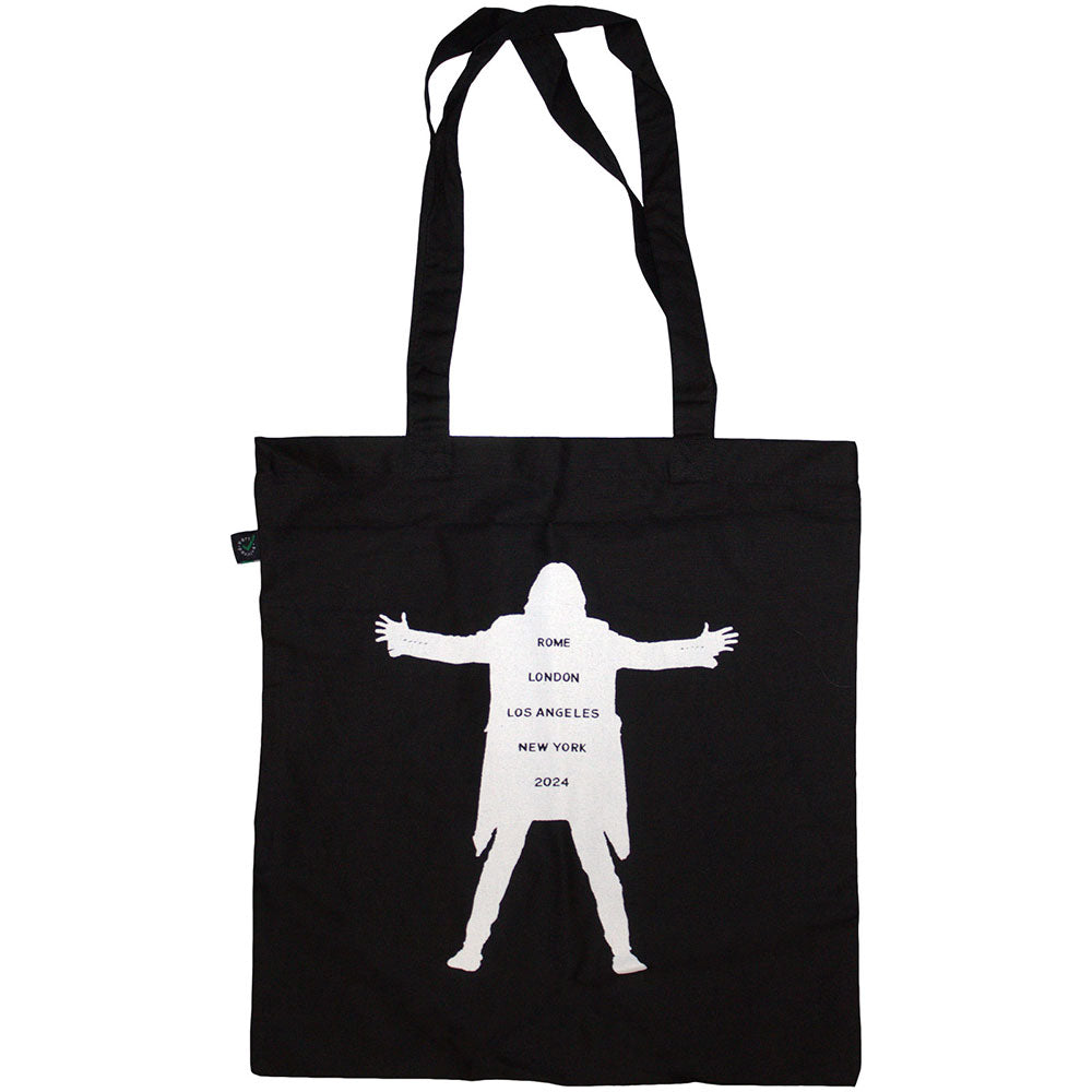Pink Floyd David Gilmour Cotton Tote Bag: Luck & Strange (Black) (Ex-Tour)