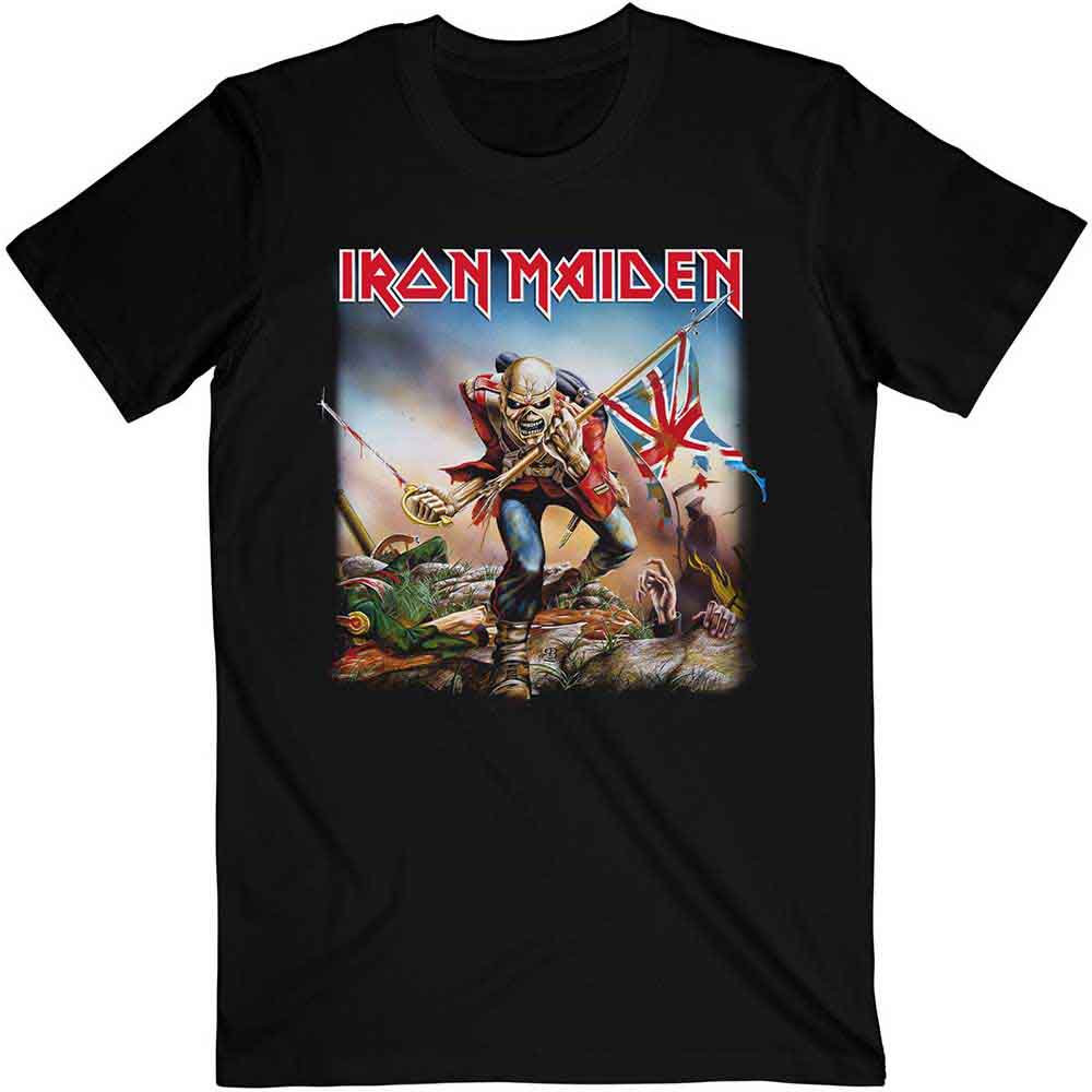 Iron Maiden Unisex T-Shirt: Trooper (Black)