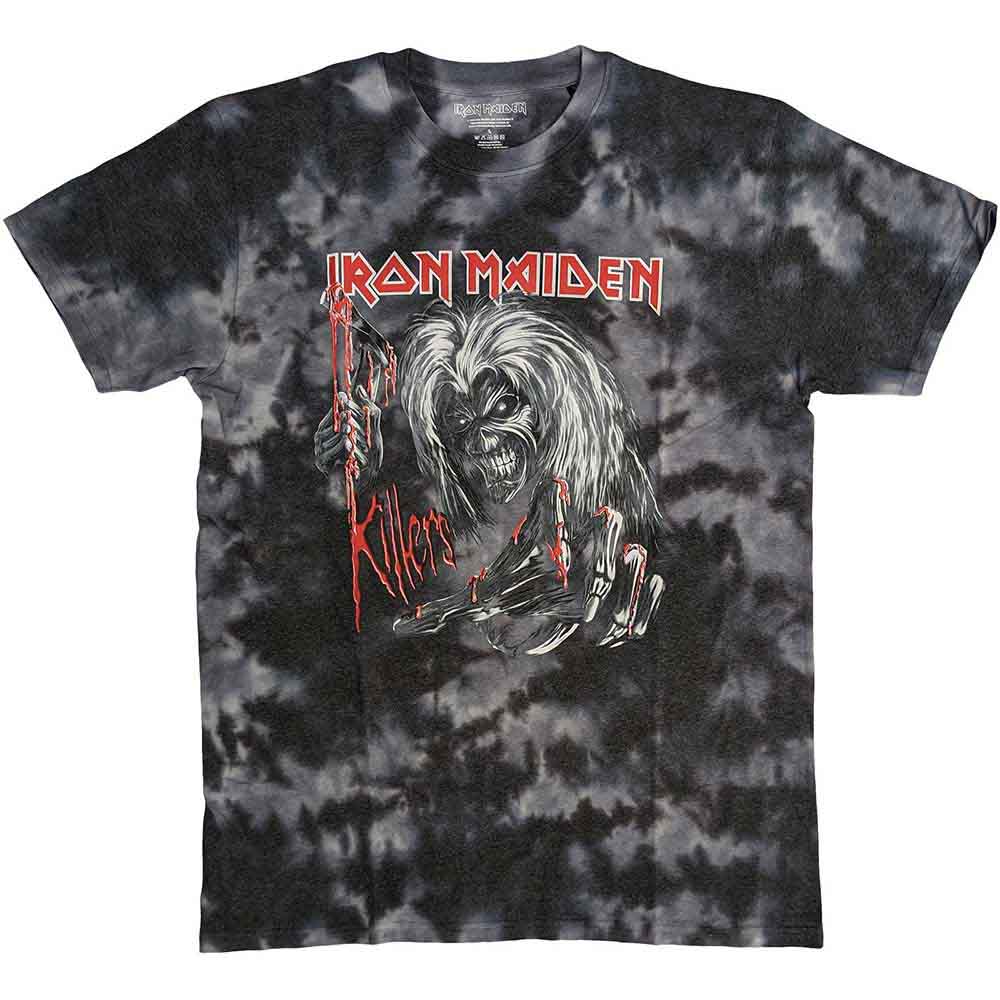 Iron Maiden Unisex T-Shirt: Ed Kills Again (Black) (Wash Collection)