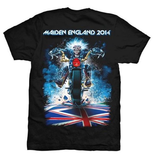 Iron Maiden Unisex T-Shirt: Tour Trooper (Black) (Back Print)