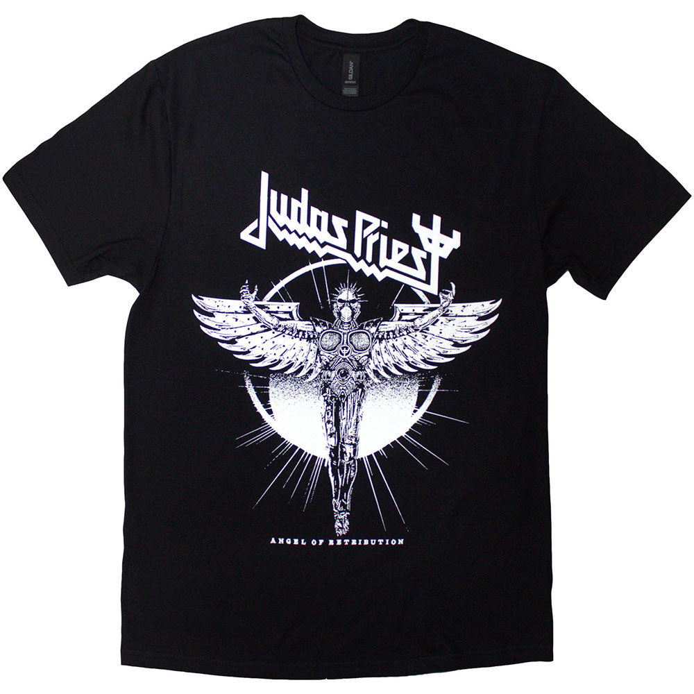 Judas Priest Unisex T-Shirt: Angel Of Retribution Angel Rising (Black)
