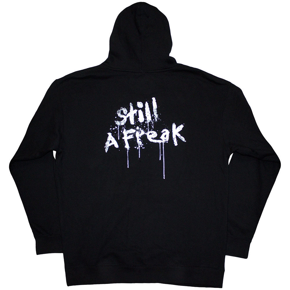 Korn Unisex Pullover Hoodie: Still A Freak (Black) (Back Print)