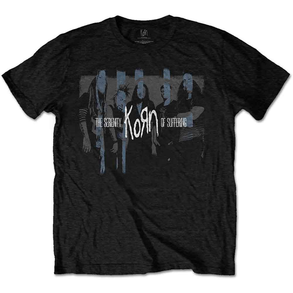 Korn Unisex T-Shirt: Block Photo (Black)