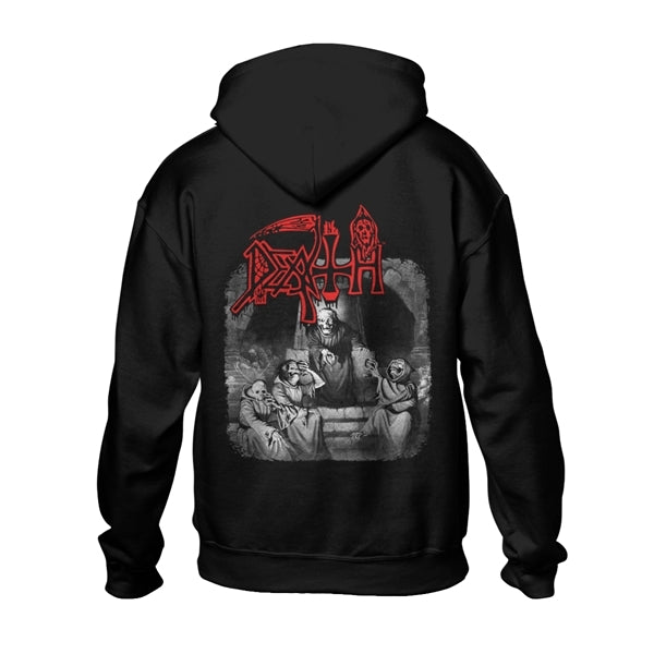 Death Unisex Pullover Hoodie: Scream Bloody Gore (Black) (Back Print)