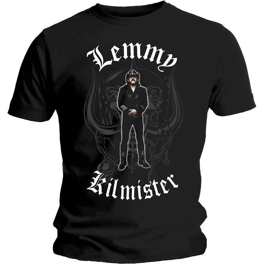 Motorhead Lemmy Unisex T-Shirt: Memorial Statue (Black)