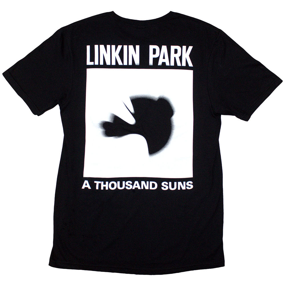 Linkin Park Unisex T-Shirt: A Thousand Suns (Black) (Back Print)