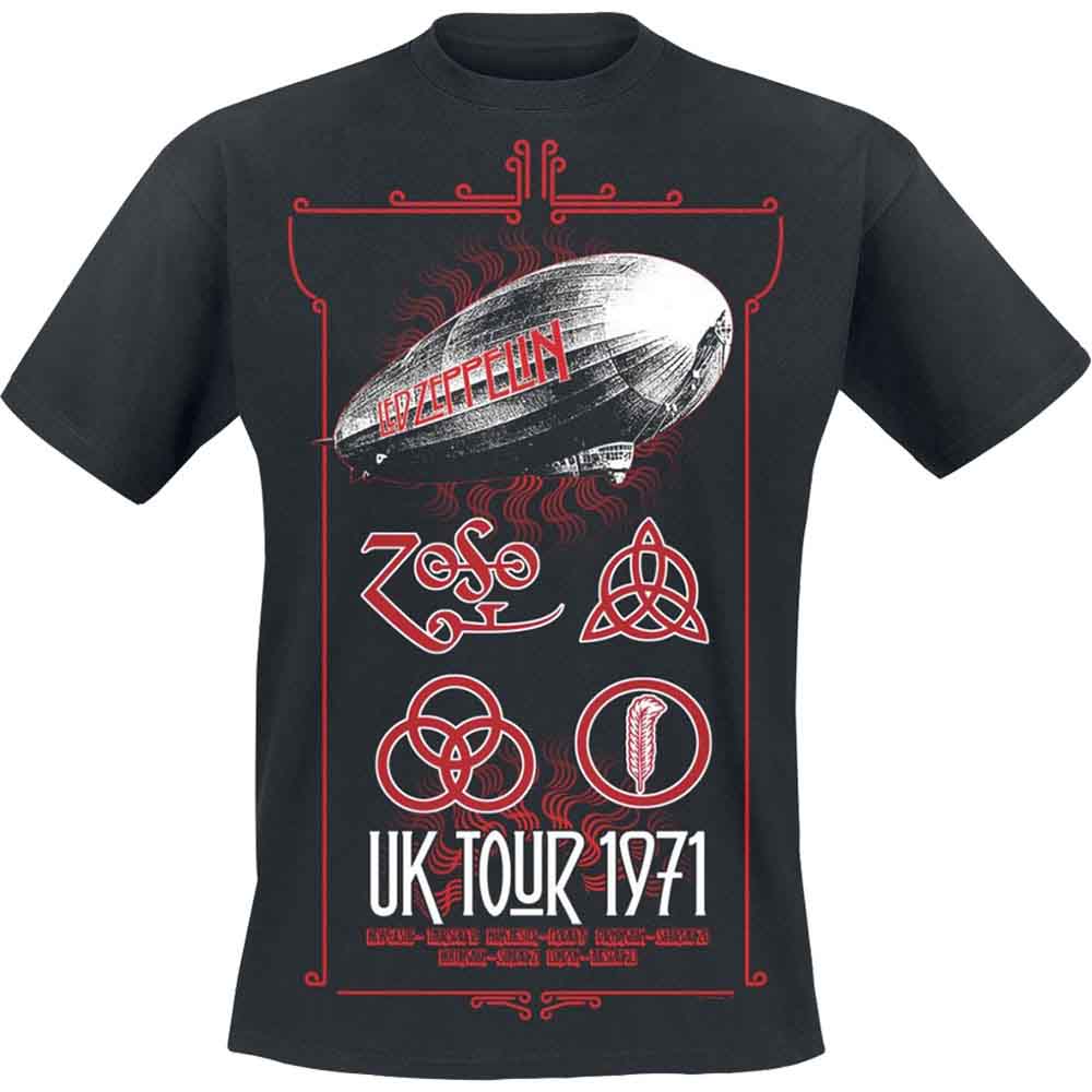 Led Zeppelin Unisex T-Shirt: UK Tour &