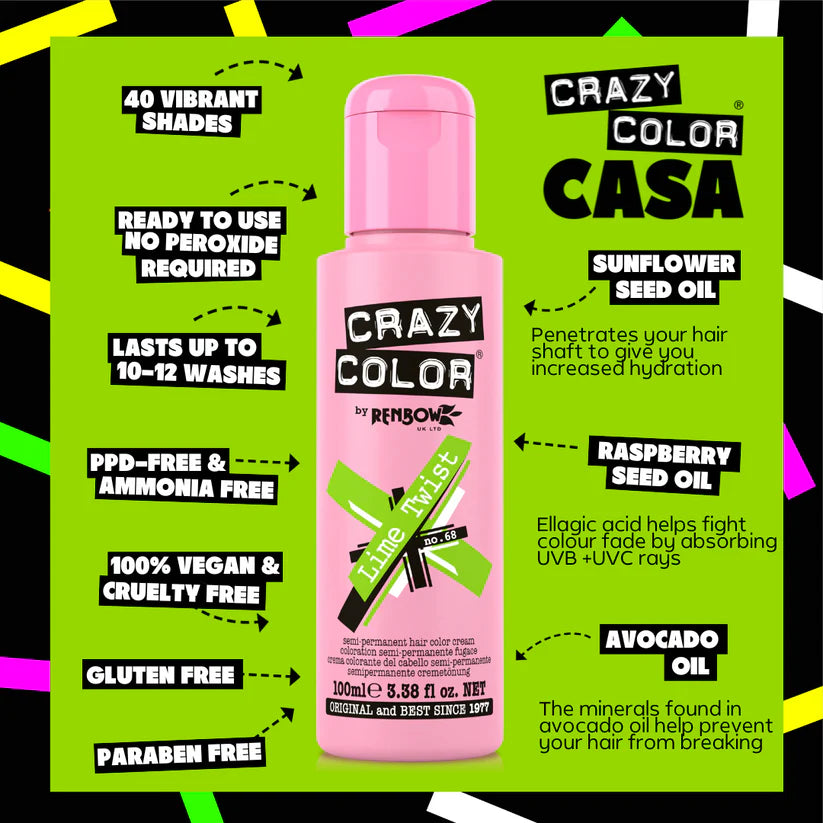Crazy Color Lime Twist