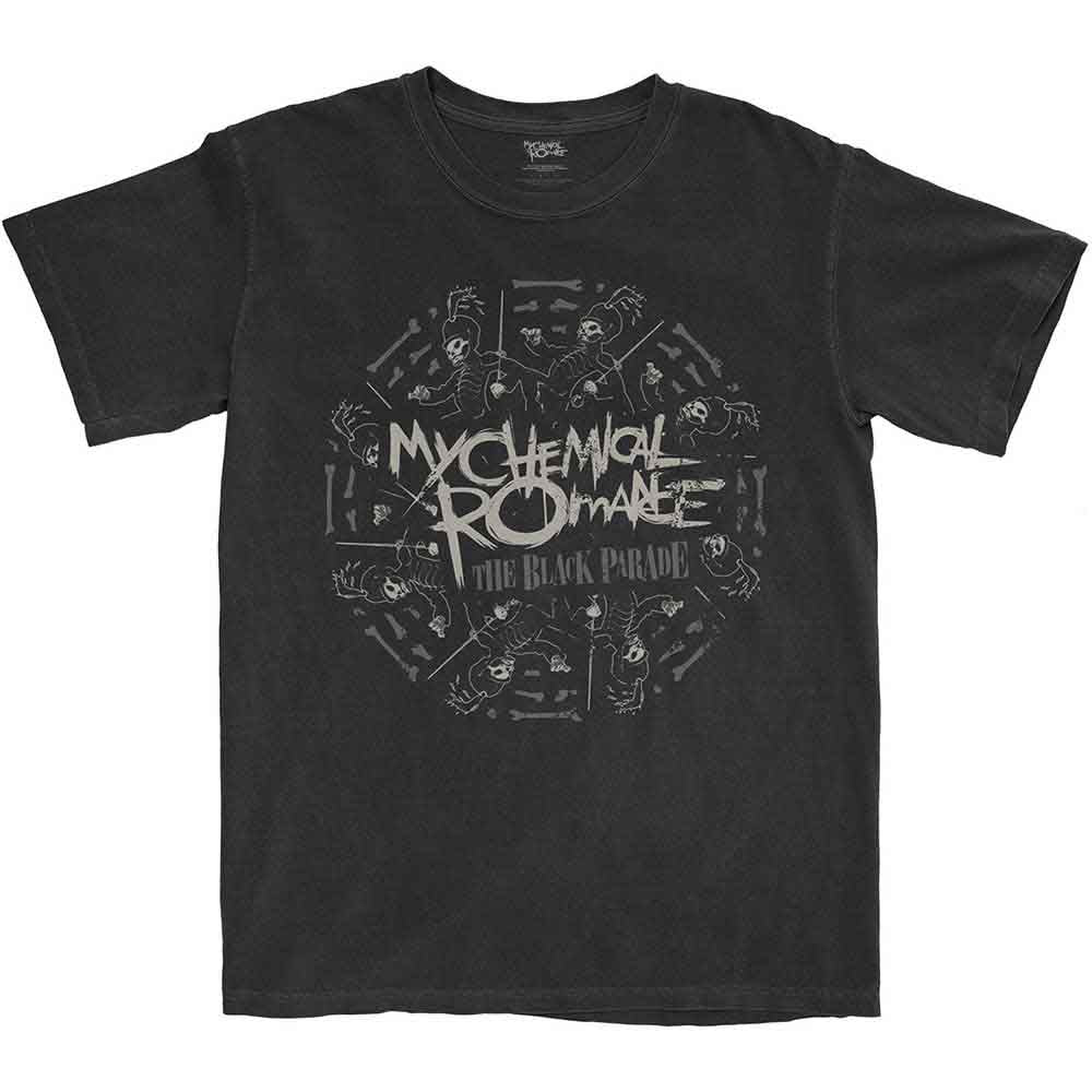 My Chemical Romance Unisex T-Shirt: Circle March (Black)
