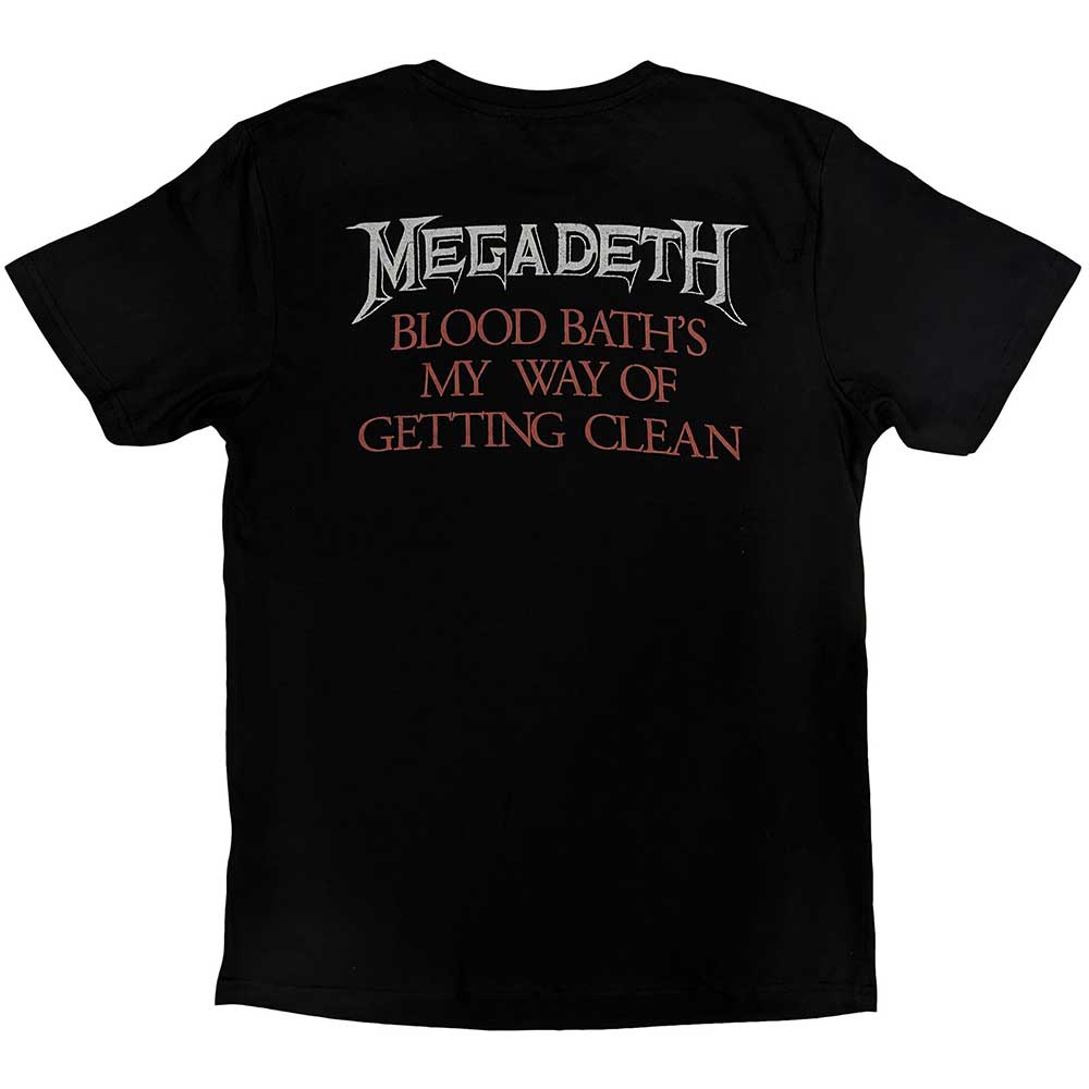 Megadeth Unisex T-Shirt: Black Friday (Black) (Back Print)