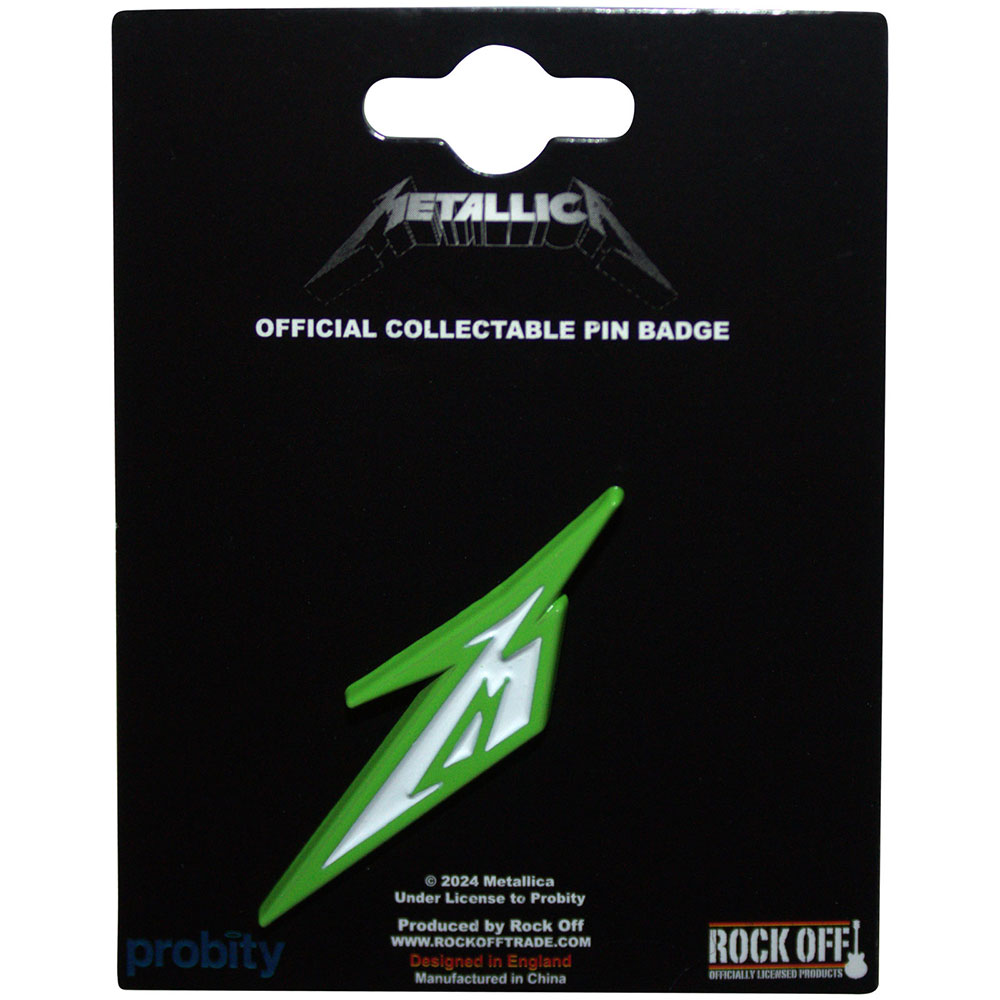 Metallica Pin Badge: M Logo