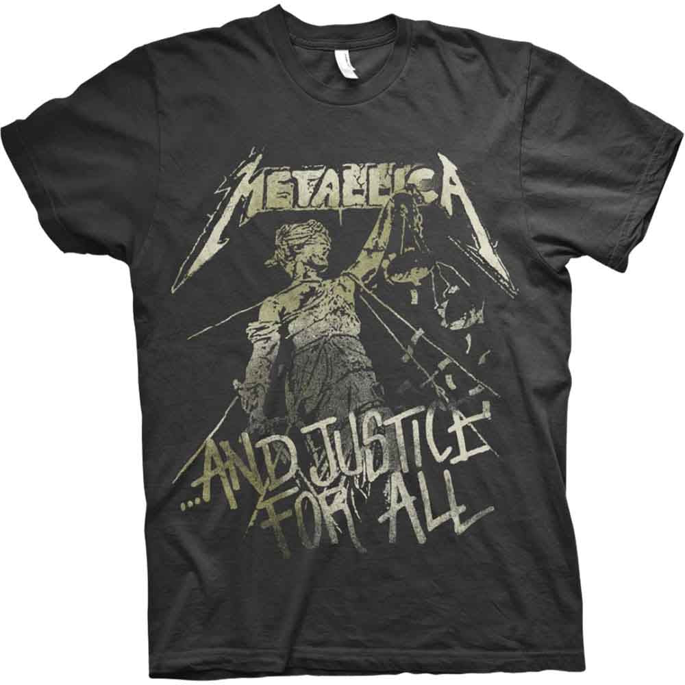Metallica Unisex T-Shirt: Justice Vintage (Black