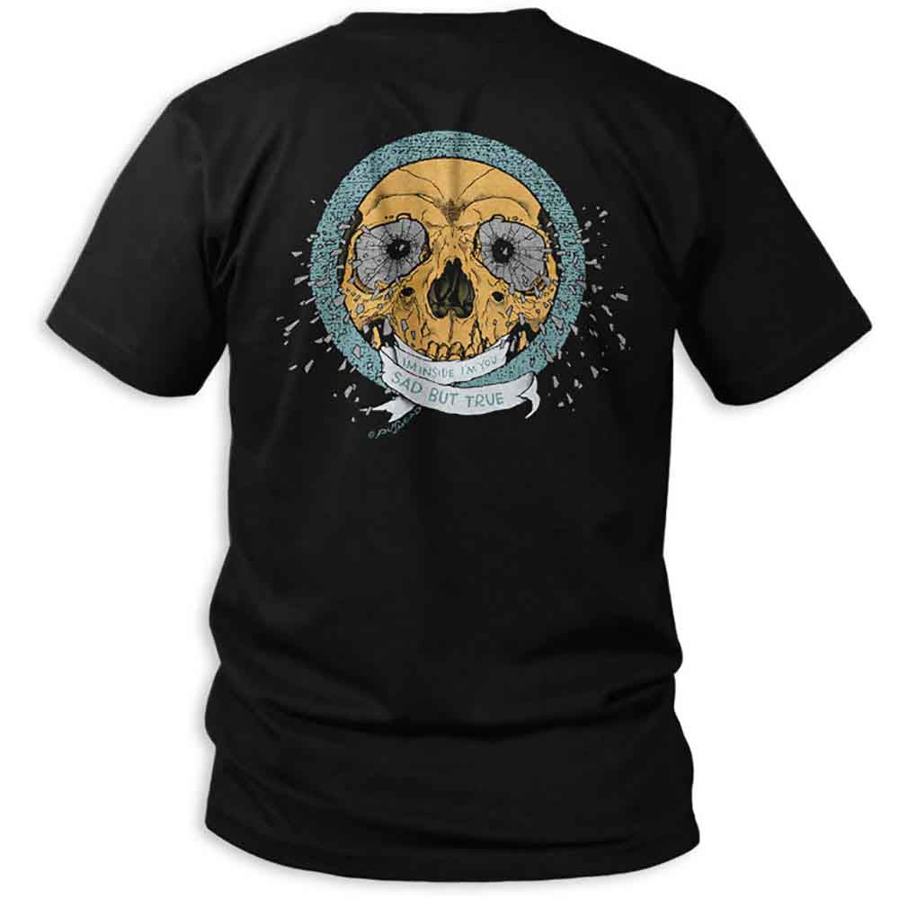 Metallica Unisex T-Shirt: Sad But True (Black) (Back Print)