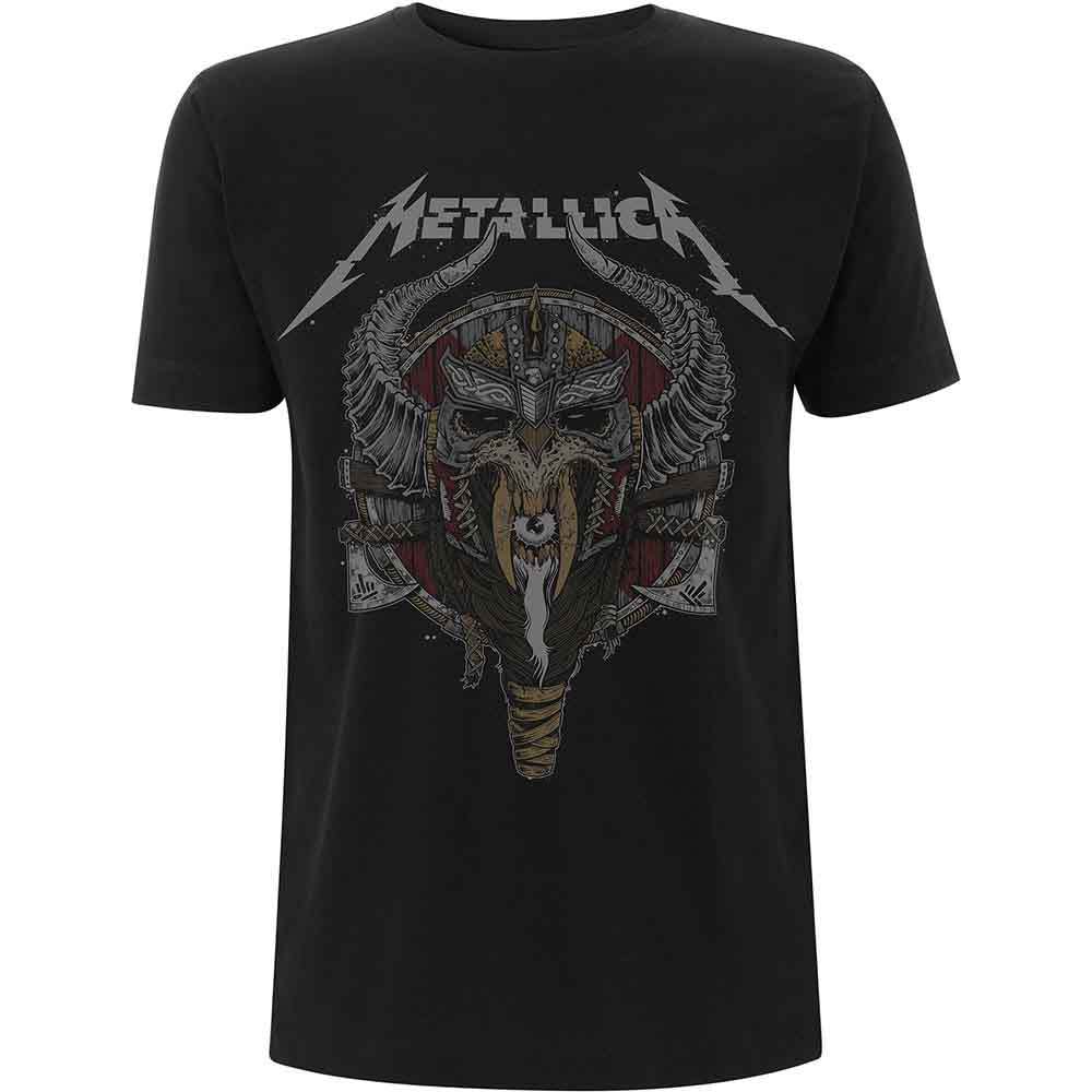 Metallica Unisex T-Shirt: Viking (Black)