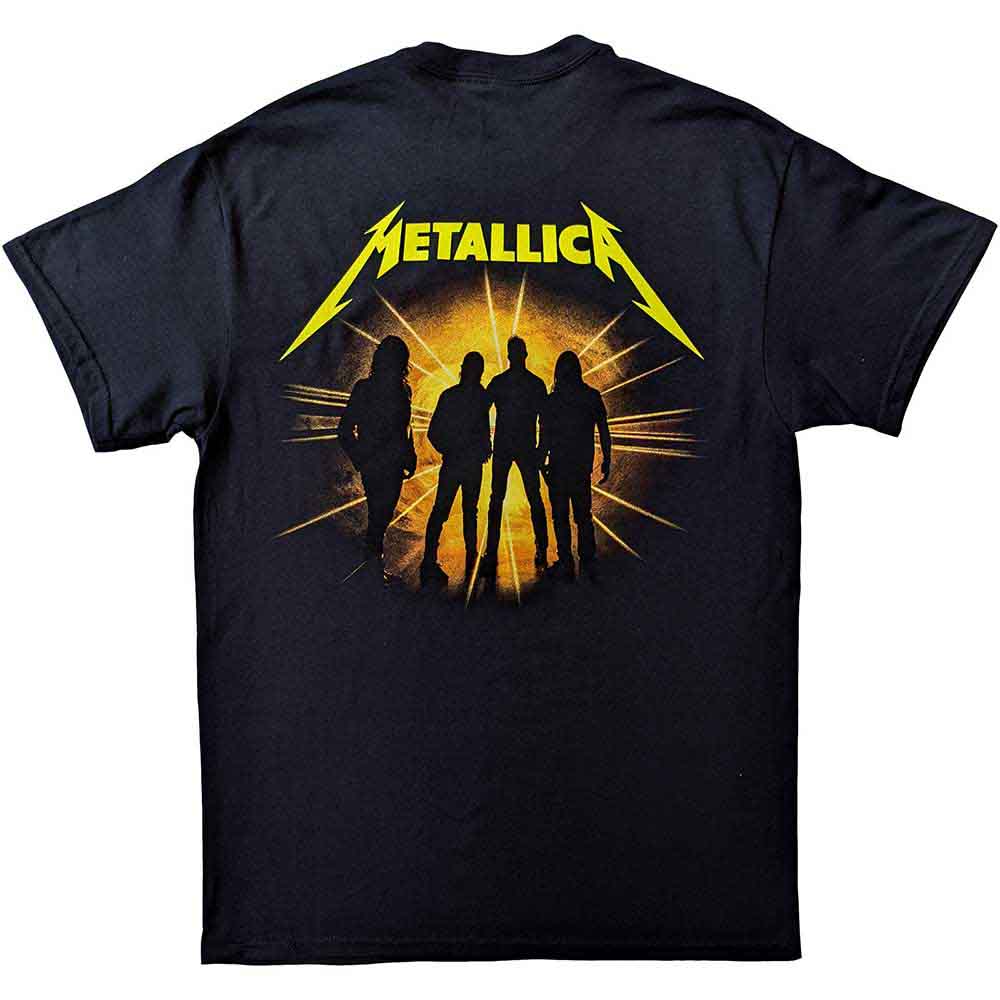 Metallica Unisex T-Shirt: 72 Seasons Strobes Photo (Black) (Back Print)