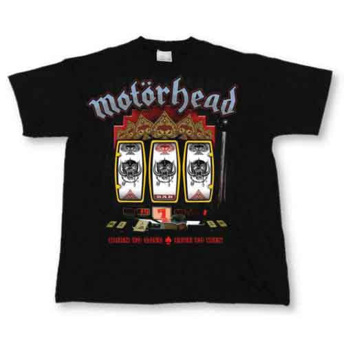 Motorhead Unisex T-Shirt: Slots (Black)