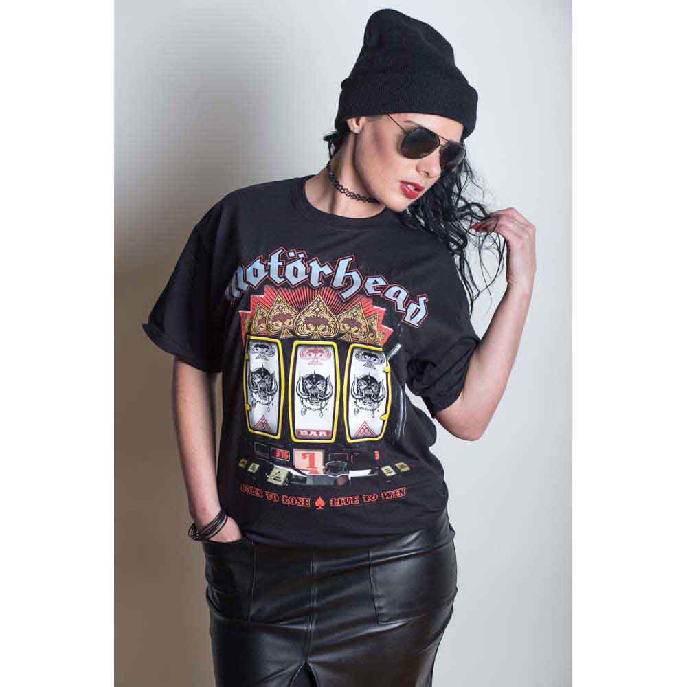 Motorhead Unisex T-Shirt: Slots (Black)