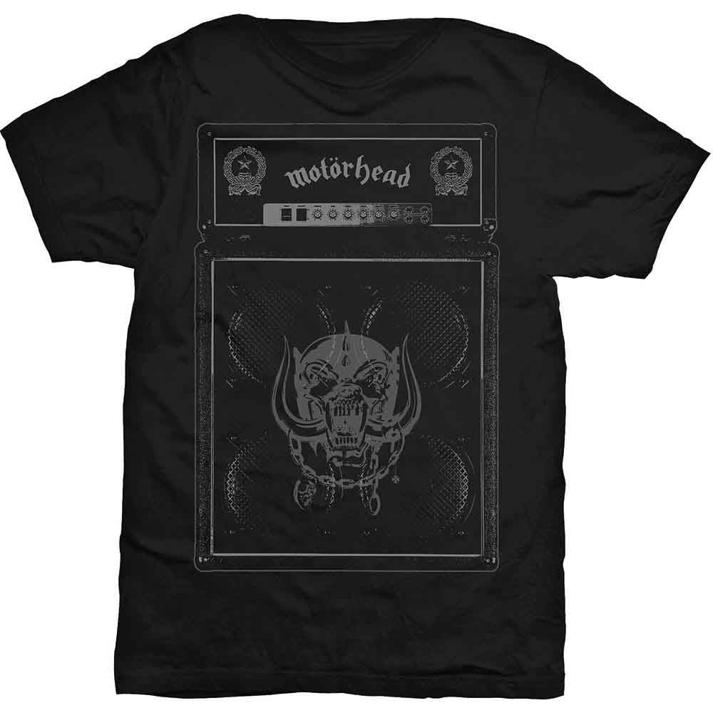 Motorhead Unisex T-Shirt: Amp Stack (Black)