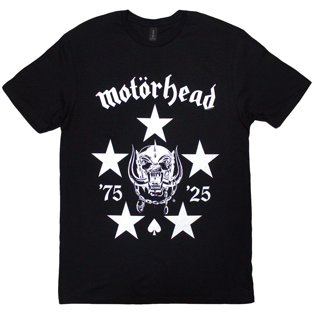 Motorhead Unisex T-Shirt: 50 Years BMG Logo (Black)