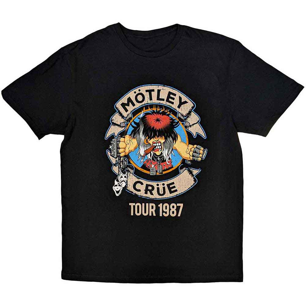 Motley Crue Unisex T-Shirt: Girls Girls Girls Tour &
