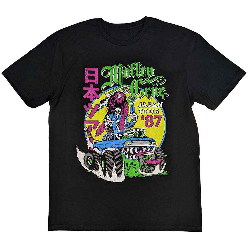 Motley Crue Unisex T-Shirt: Girls Girls Girls Japanese Tour &