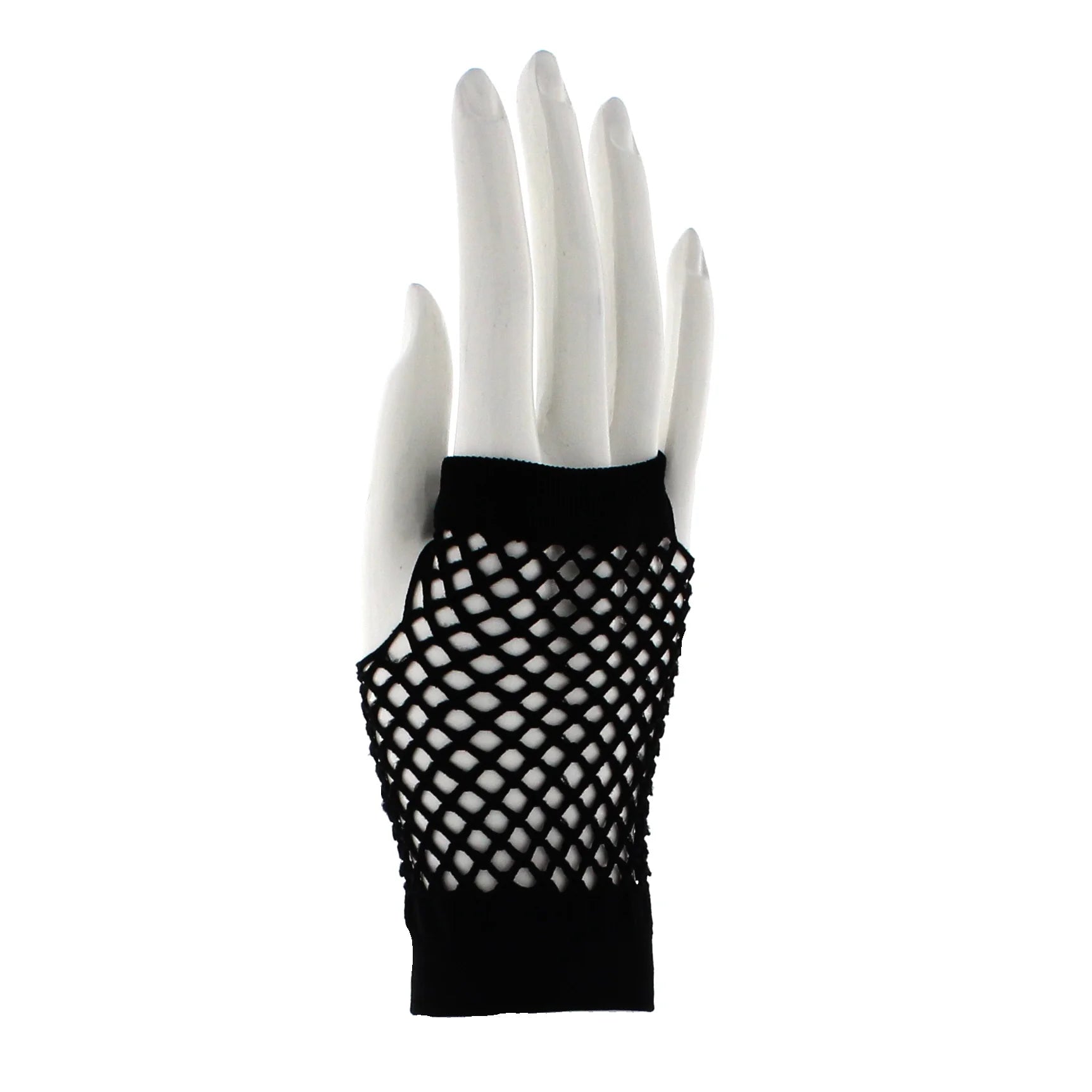 Short Fishnet Gloves (Black)