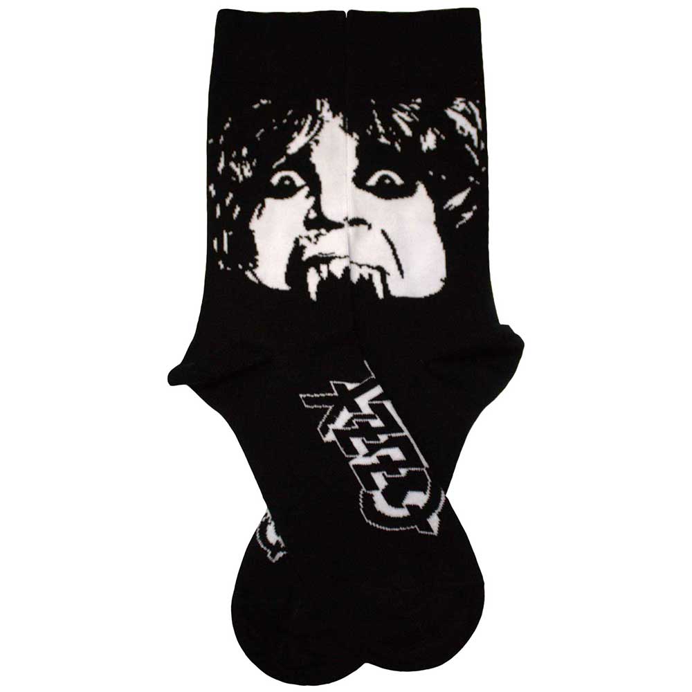Ozzy Osbourne Unisex Ankle Socks: Madman (Black) (UK Size 7 - 11)