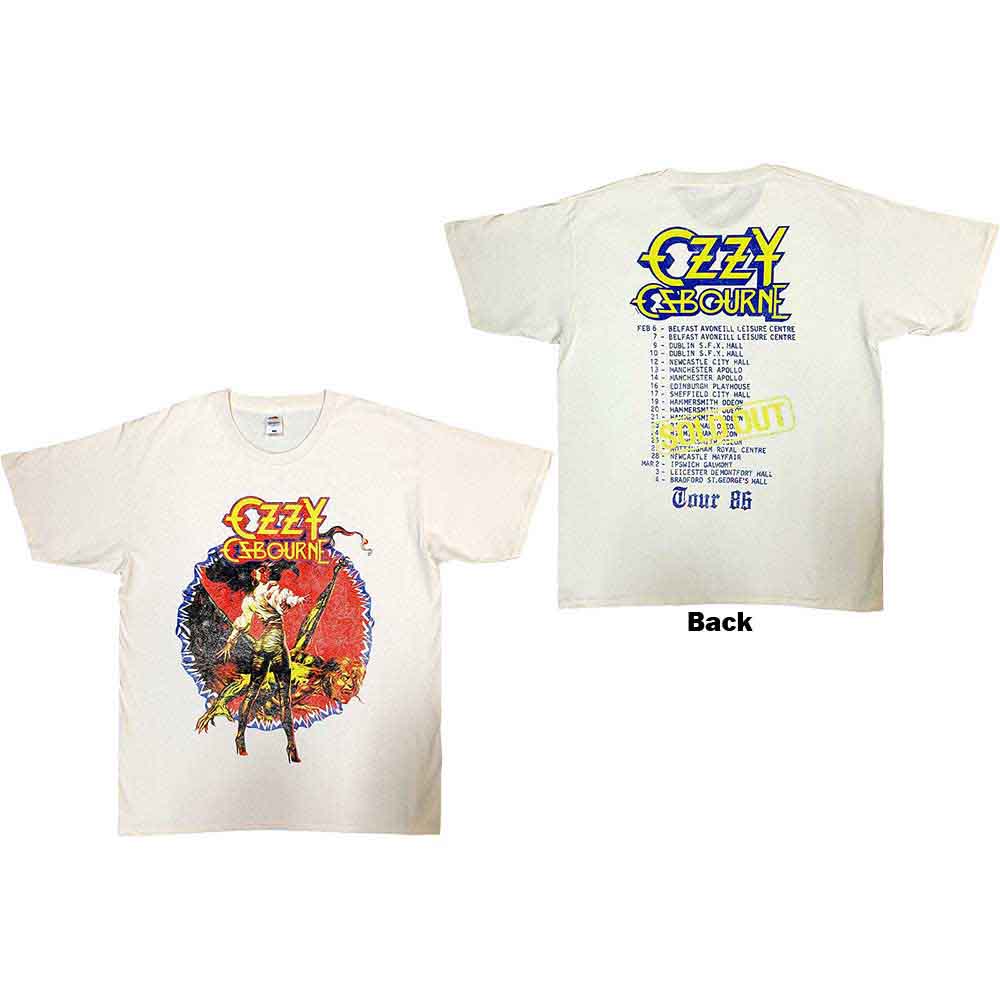 Ozzy Osbourne Unisex T-Shirt: The Ultimate Sin Tour &