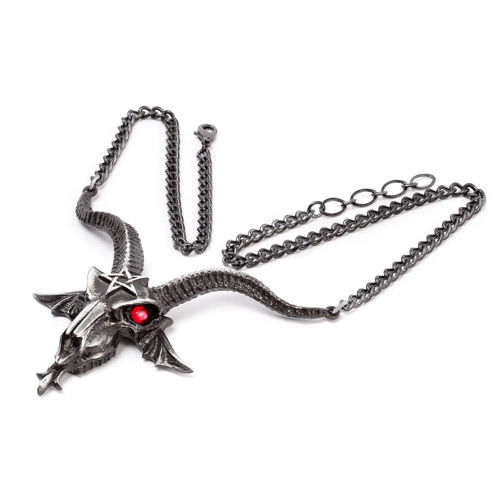 Baphometica - Large Baphomet Skull Necklace (✦ Alchemy England)