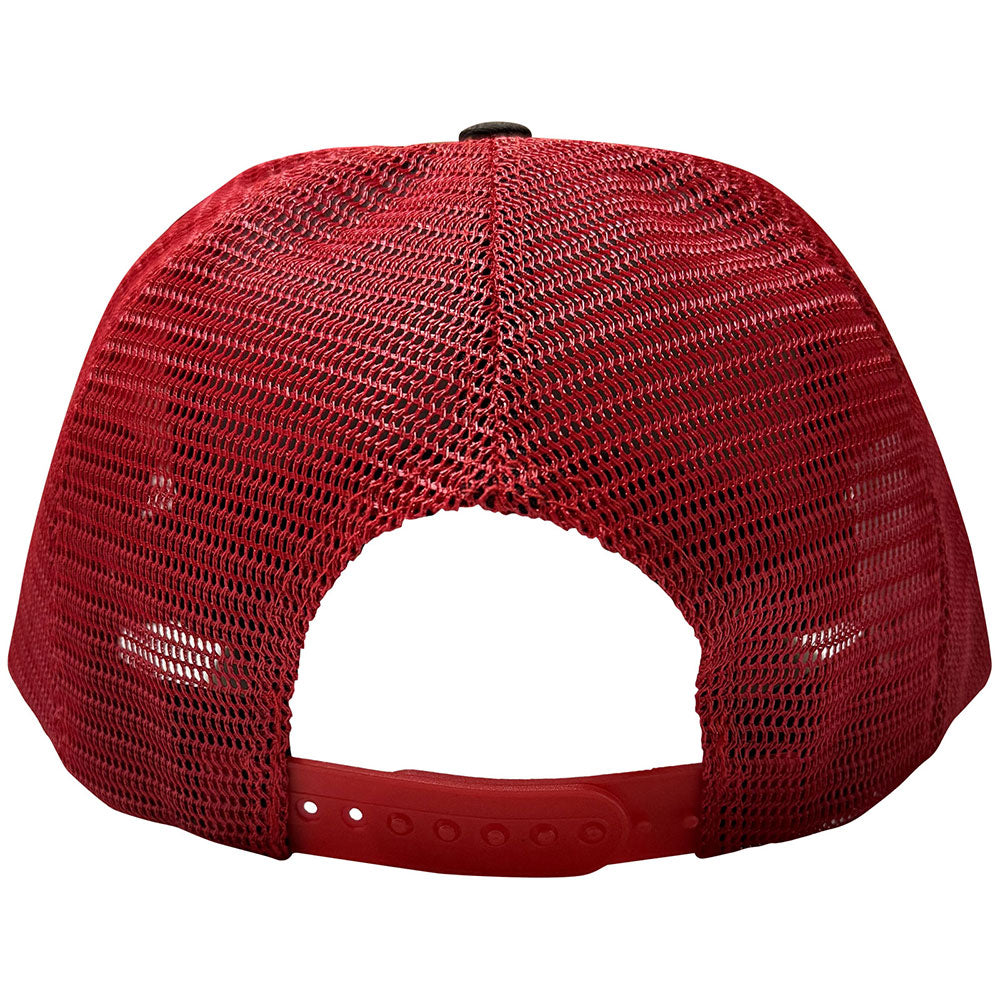 Pantera Unisex Mesh Back Cap: B&W P. (Black & Red)