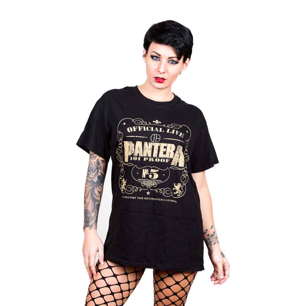 Pantera Unisex T-Shirt: 101 Proof (Black)