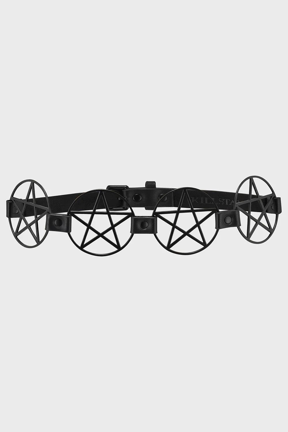 Pentagram Belt - Black or Silver (✦ Killstar)