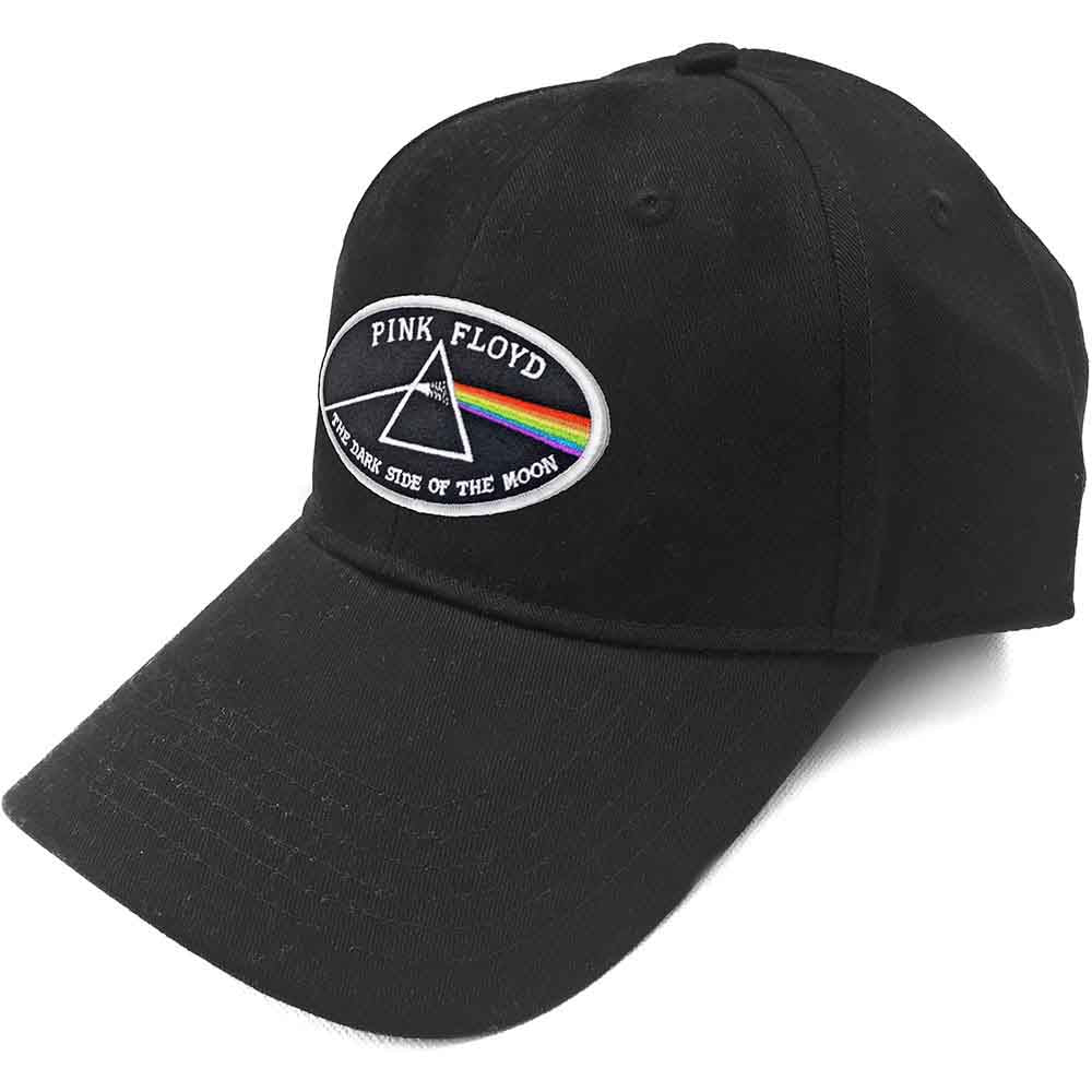 Pink Floyd Unisex Baseball Cap: The Dark Side of the Moon White Border (Black)