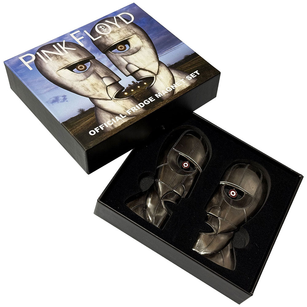 Pink Floyd Epoxy Magnet Set: Metal Heads (3D/Spinning Function)