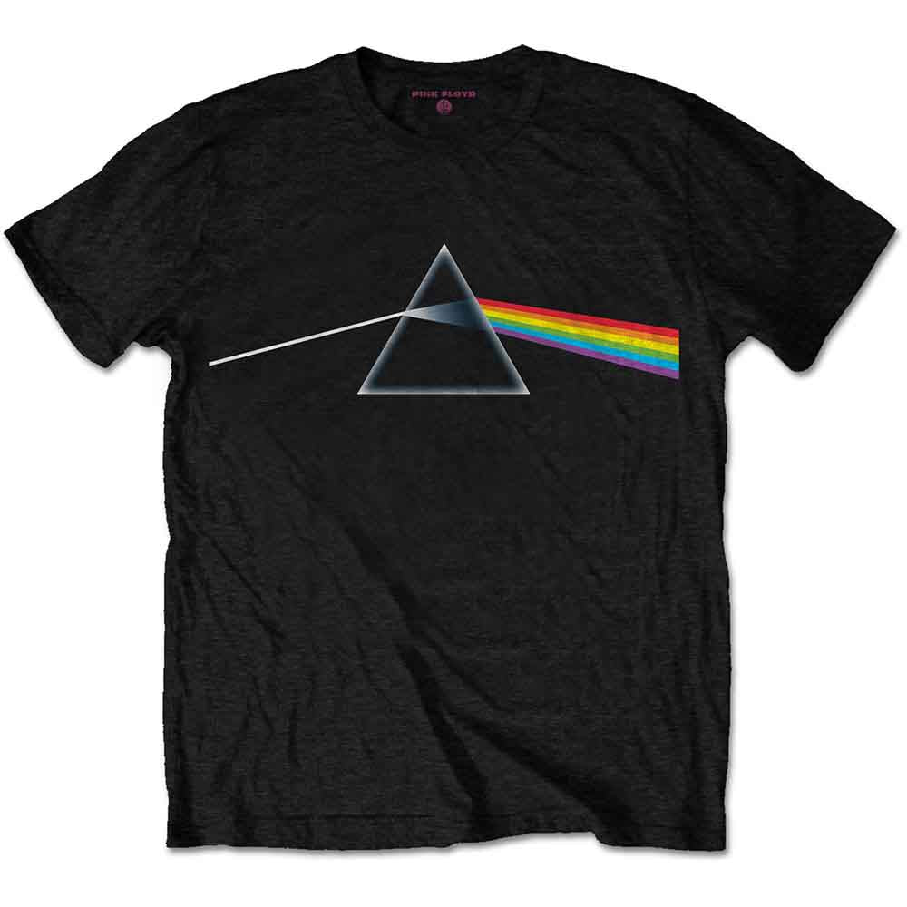 Pink Floyd Unisex T-Shirt: Dark Side of the Moon Album (Black)
