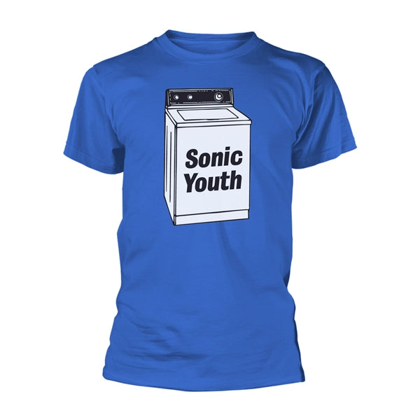 Sonic Youth - Unisex T-Shirt: Washing Machine (Blue)