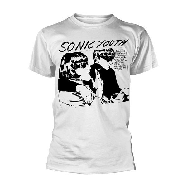 Sonic Youth - Unisex T-Shirt: Goo Album Cover (White)