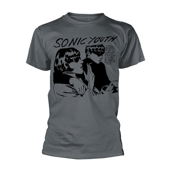 Sonic Youth - Unisex T-Shirt: Goo Album Cover (Grey)