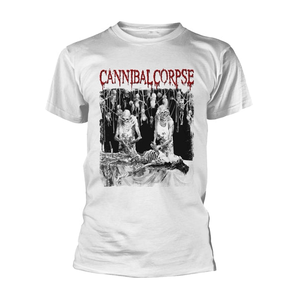 Cannibal Corpse Unisex T-Shirt: Butchered At Birth (White)