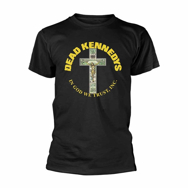 Dead Kennedys Unisex T-Shirt: In God We Trust 2 (Black)