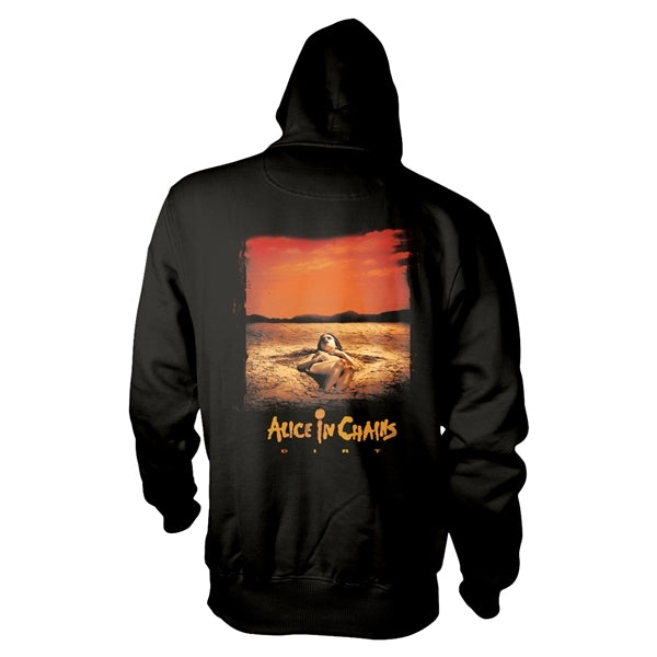 Alice In Chains Unisex Pullover Hoodie: Dirt (Black)